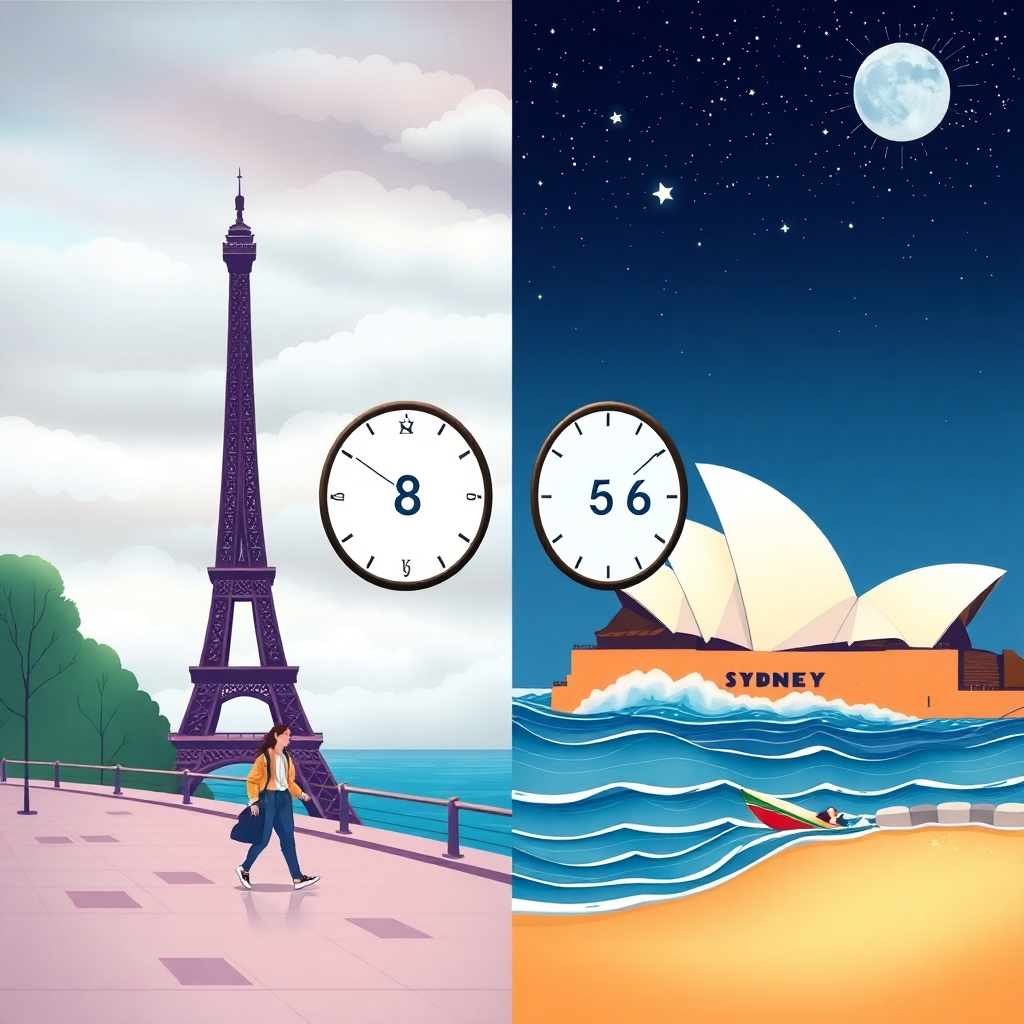 decalage horaire australie