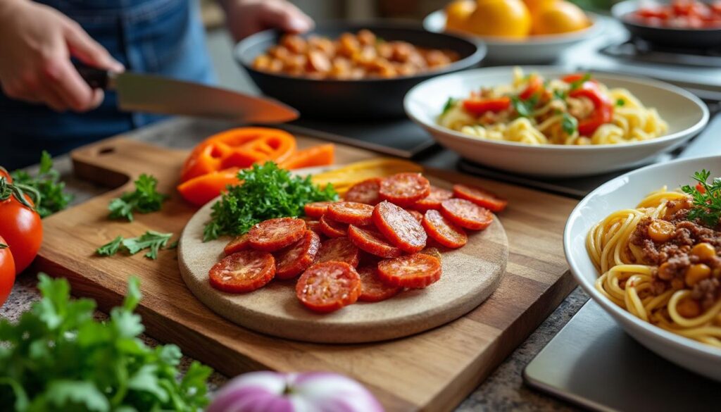 découvrez des recettes faciles et savoureuses avec du chorizo pour régaler vos repas rapidement et simplement.