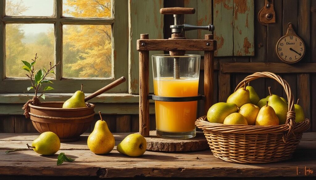 découvrez notre recette facile et traditionnelle pour préparer un délicieux poiré maison, une boisson authentique et rafraîchissante à base de poires.