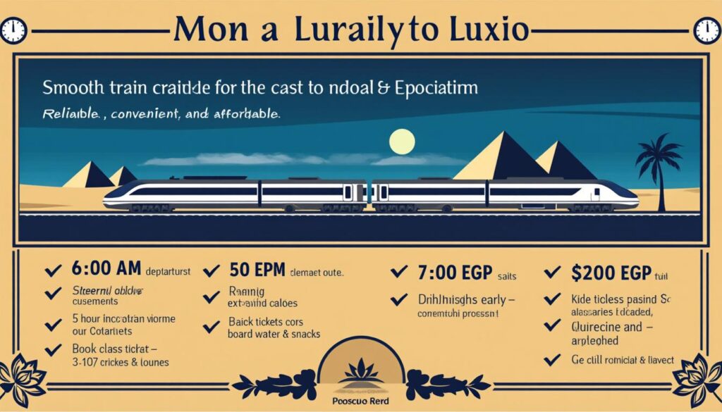 découvrez les horaires, tarifs et conseils pratiques pour voyager en train entre le caire et louxor. planifiez votre trajet en toute sérénité et profitez d'un voyage confortable en égypte.