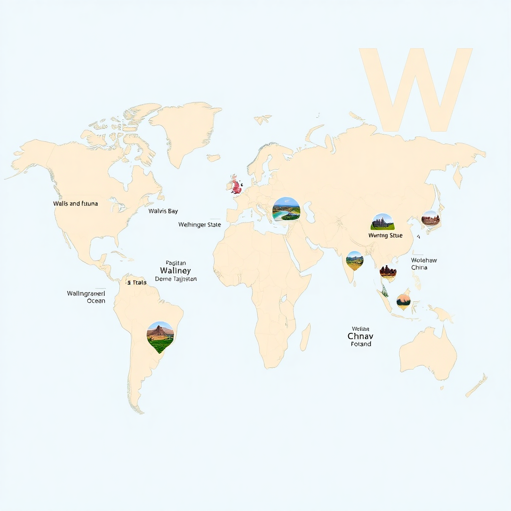 pays en W