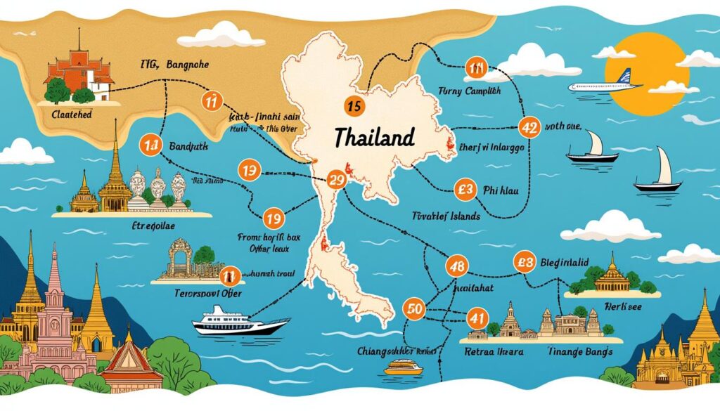découvrez un circuit de 15 jours en thaïlande avec un itinéraire complet et des conseils pratiques pour vivre une expérience authentique et inoubliable à travers temples, plages et marchés locaux.
