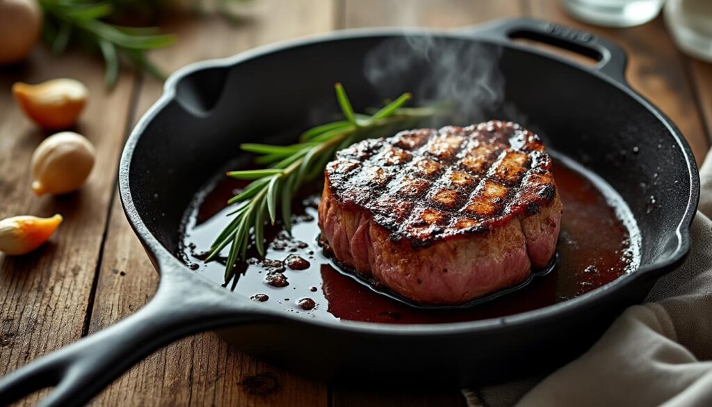découvrez notre recette rapide et savoureuse de filet mignon à la poêle, parfaite pour un repas gourmand en toute simplicité.