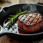 découvrez notre recette rapide et savoureuse de filet mignon à la poêle, parfaite pour un repas gourmand en toute simplicité.