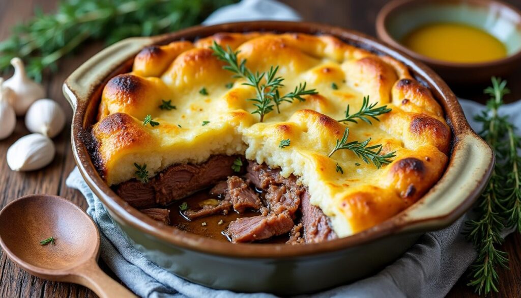 découvrez la recette traditionnelle facile du parmentier de canard grand-mère, un plat savoureux et réconfortant à préparer en toute simplicité.