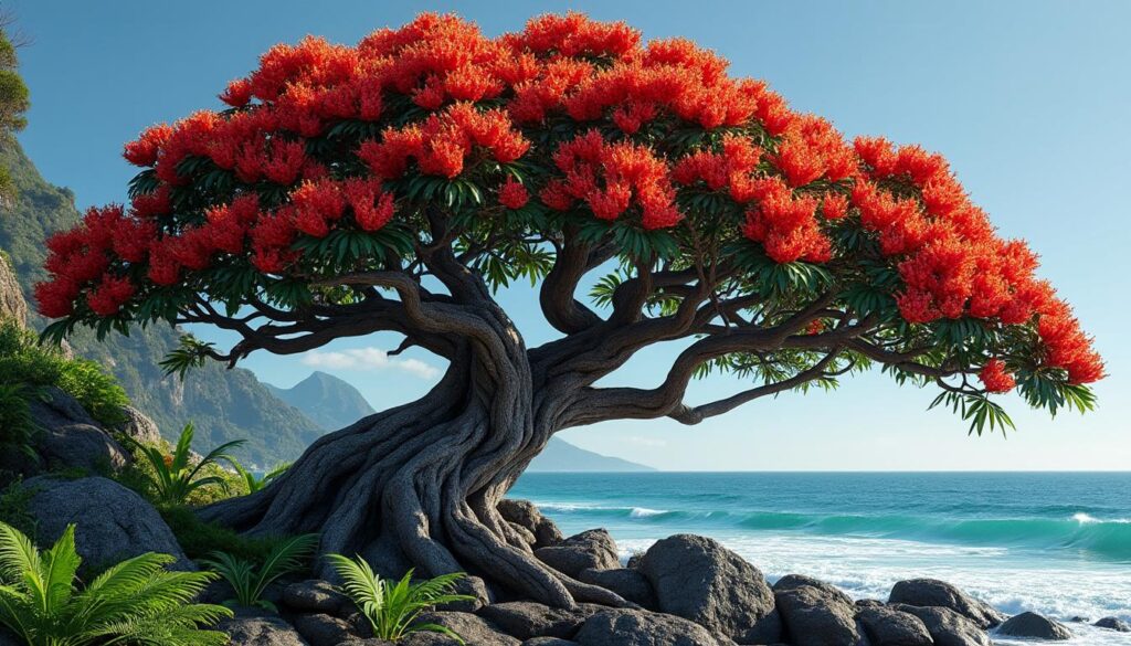 découvrez le pohutukawa, arbre emblématique de nouvelle-zélande, ses caractéristiques uniques et conseils pratiques pour sa culture et entretien.
