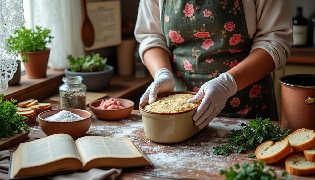 découvrez la recette traditionnelle et authentique du pâté de campagne de grand-mère, simple à réaliser pour un délicieux goût maison.