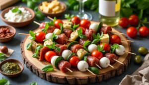 découvrez des recettes faciles et savoureuses de brochettes apéro à préparer la veille, idéales pour gagner du temps et régaler vos invités.