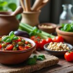 découvrez la recette authentique et facile de la caponata sicilienne de ma grand-mère, un délicieux plat traditionnel plein de saveurs méditerranéennes.