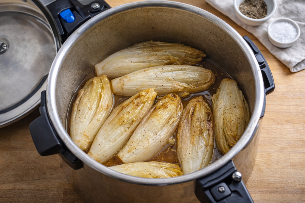 Cuisson endive cocotte minute
