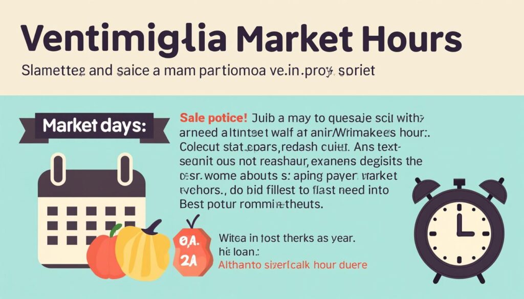 découvrez les horaires du marché de vintimille, avec les jours et heures d’ouverture pour profiter pleinement des produits locaux et de l’ambiance provençale.