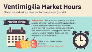 découvrez les horaires du marché de vintimille, avec les jours et heures d’ouverture pour profiter pleinement des produits locaux et de l’ambiance provençale.