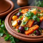 découvrez une recette facile et saine de tajine de légumes racines au millet, parfaite pour un repas délicieux et équilibré.