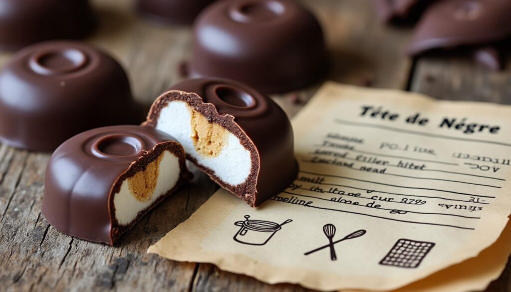 découvrez la recette traditionnelle de la tête de nègre, ce bonbon au chocolat classique, ainsi que son histoire fascinante.