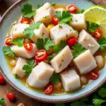 découvrez ce qu'est le ceviche de dorade, une entrée fraîche et savoureuse, avec une définition claire ainsi qu'une recette facile à réaliser chez vous.