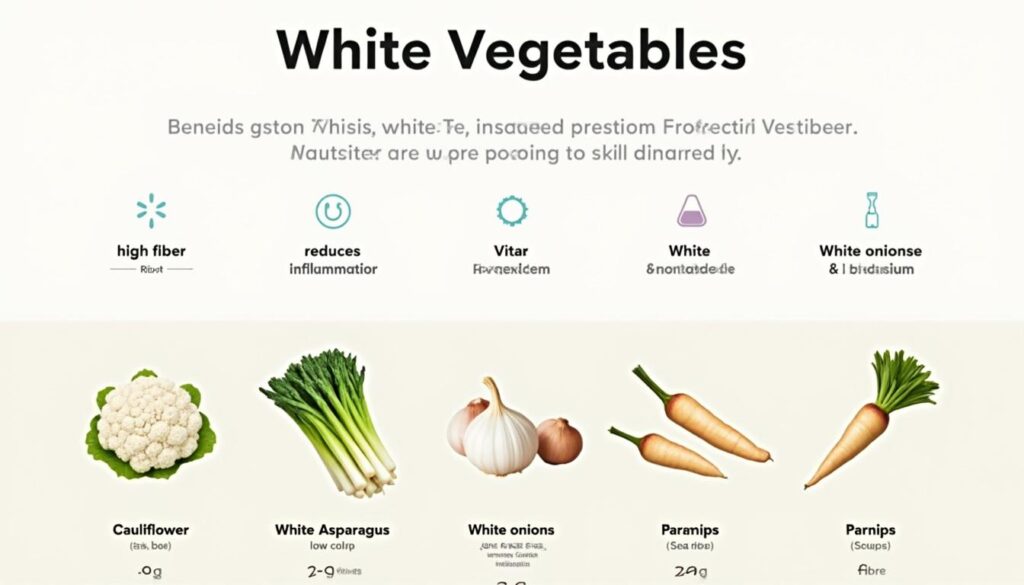 découvrez les bienfaits des légumes blancs et une liste complète des variétés à connaître pour une alimentation saine et équilibrée.