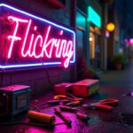 découvrez les causes courantes des néons qui clignotent et apprenez des solutions efficaces pour résoudre ce problème rapidement et facilement.