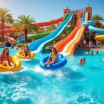 découvrez le parc aquatique de marrakech avec ses toboggans, piscines rafraîchissantes et activités ludiques pour toute la famille. fun et détente assurés !