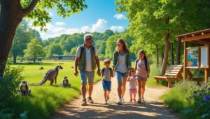 découvrez le parc du touron en dordogne, un lieu idéal pour une balade en famille où petits et grands pourront admirer des animaux exotiques dans un cadre naturel et convivial.