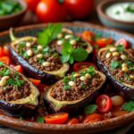 découvrez la recette libanaise authentique des aubergines farcies à la viande hachée, un plat savoureux et parfumé idéal pour vos repas gourmands.