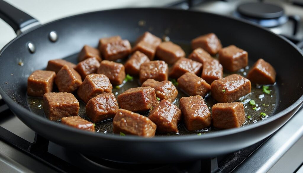 découvrez une recette simple et rapide de viande à fondue à la poêle, idéale pour un repas convivial et savoureux en toute facilité.