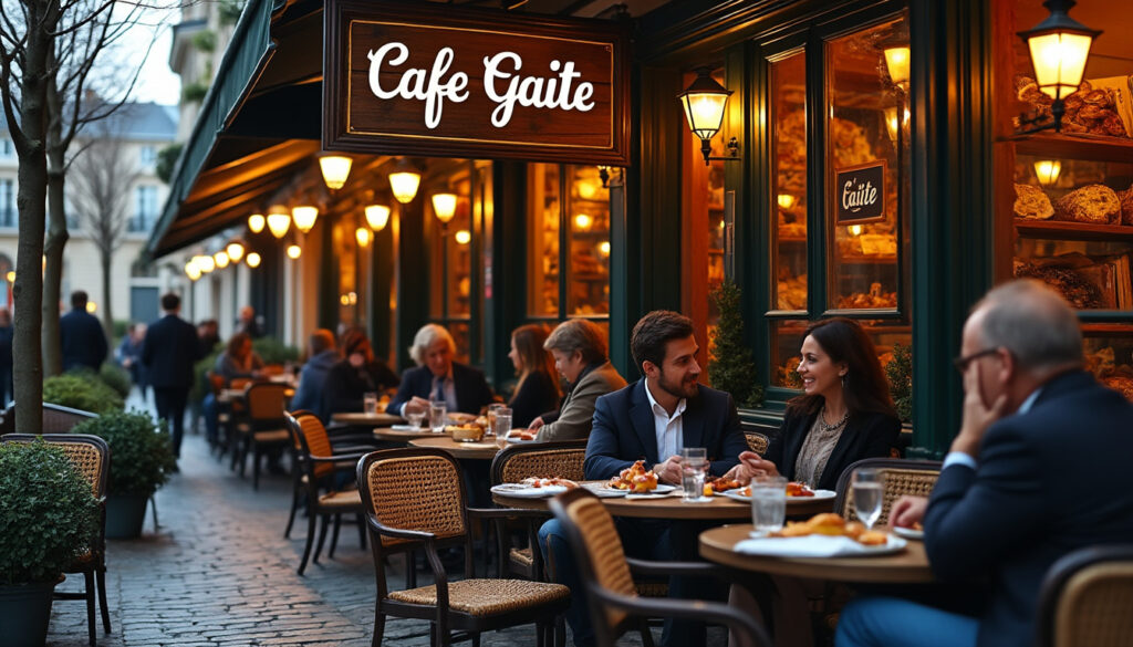 découvrez café gaité paris, un restaurant traditionnel chaleureux situé près de montparnasse, offrant une cuisine authentique et savoureuse dans un cadre convivial.