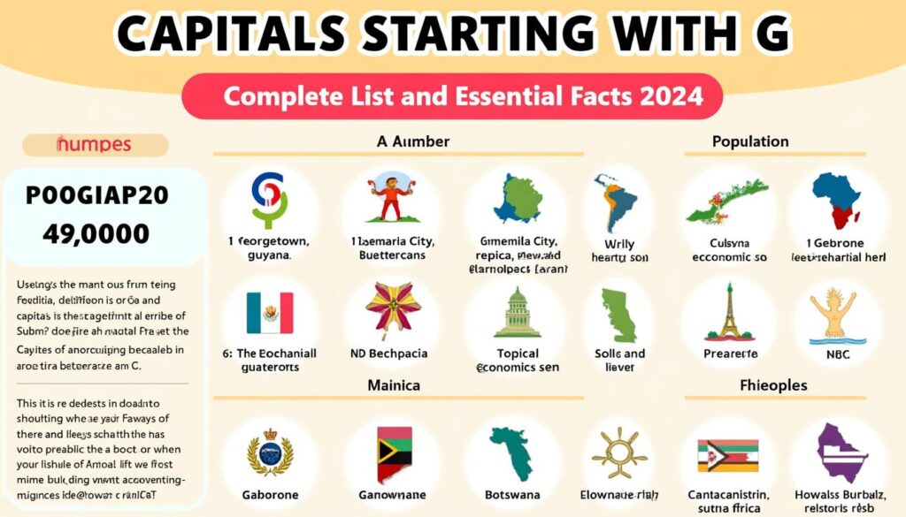 découvrez la liste complète des capitales commençant par la lettre g avec des informations essentielles mises à jour pour 2024. guide pratique et précis pour tous vos besoins géographiques.
