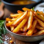découvrez notre recette de frites à la graisse de bœuf, croustillantes et savoureuses, parfaites pour sublimer vos plats avec un goût authentique et gourmand.