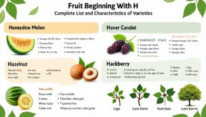 découvrez notre liste complète des fruits commençant par la lettre h, avec leurs caractéristiques détaillées et leurs bienfaits.