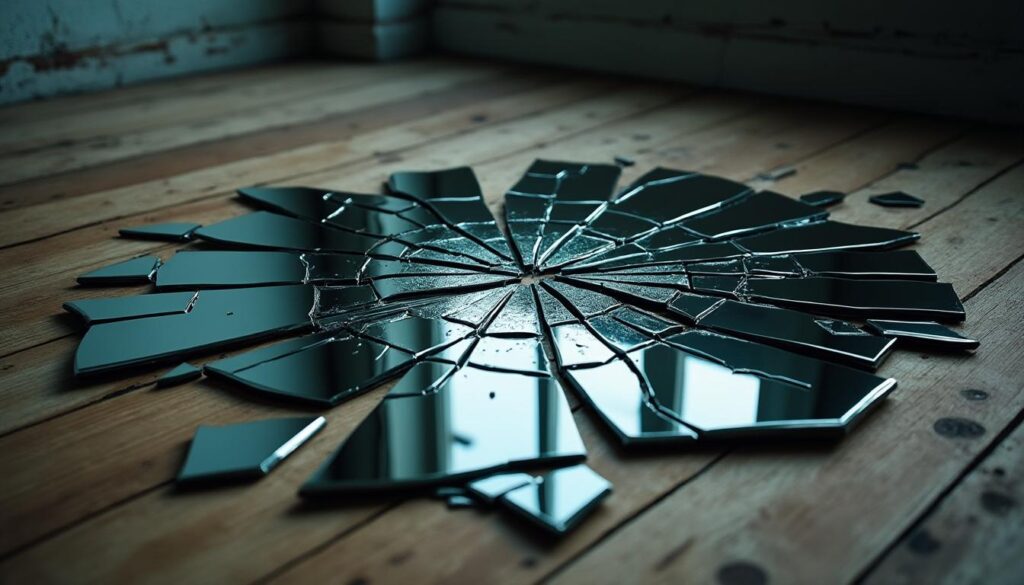 découvrez pourquoi un miroir peut se casser tout seul, les causes possibles, sa signification symbolique et les superstitions associées.