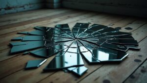 découvrez pourquoi un miroir peut se casser tout seul, les causes possibles, sa signification symbolique et les superstitions associées.