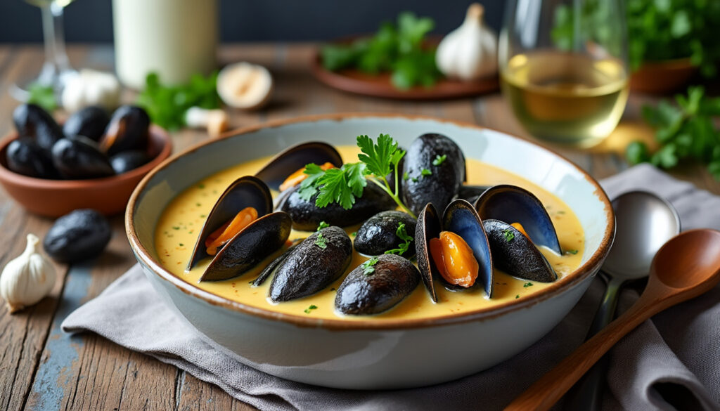 découvrez notre recette facile et rapide de moule à la crème pour un plat savoureux et réussi à coup sûr. parfait pour impressionner en toute simplicité.