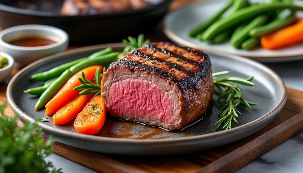 découvrez notre recette gastronomique de filet mignon de veau avec des astuces pour une cuisson parfaite et des saveurs raffinées.