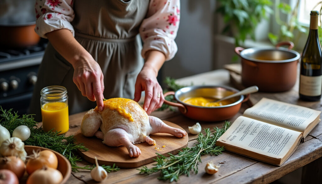 découvrez la recette traditionnelle du lapin à la moutarde façon grand-mère, facile à préparer pour un repas savoureux et authentique.