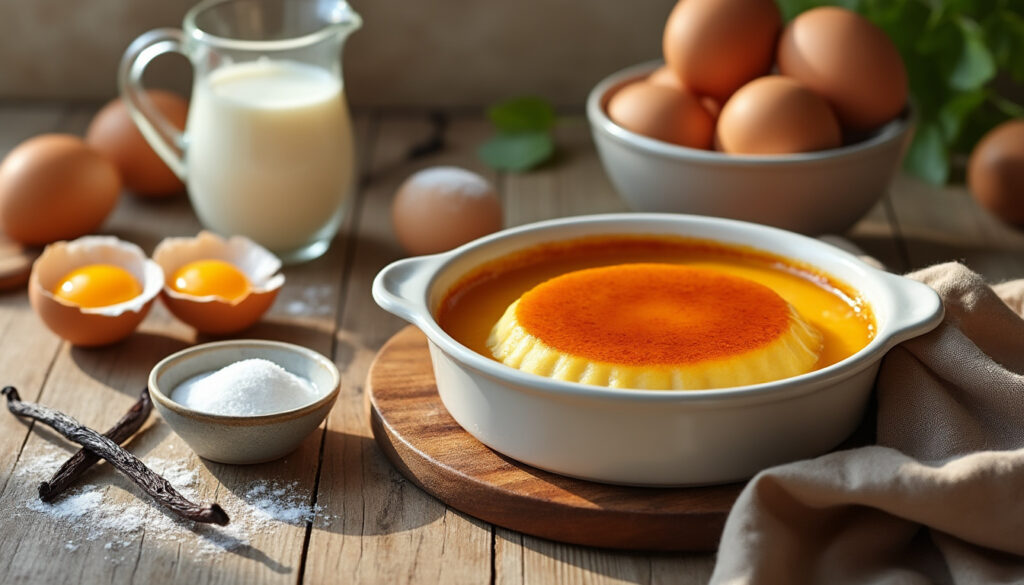 découvrez notre recette de flan aux œufs facile et traditionnelle, comme celui de nos grand-mères. un dessert délicieux et authentique à réaliser en toute simplicité.