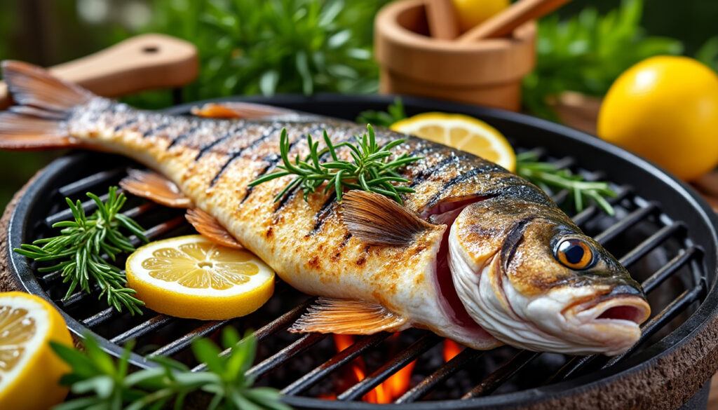 découvrez une recette facile et savoureuse de bar grillé au barbecue, parfaite pour un repas estival réussi et plein de saveurs.