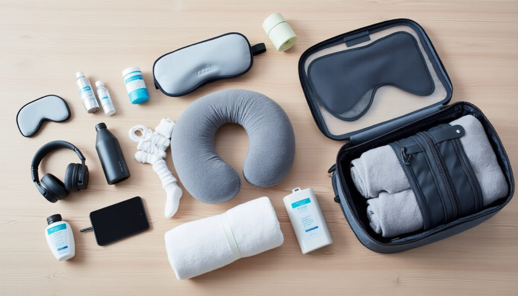 découvrez notre kit pour voyager en avion, comprenant tous les accessoires indispensables et pratiques pour un voyage confortable et sans stress.