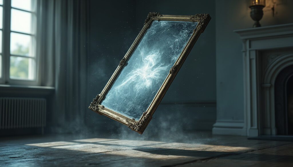 découvrez la signification spirituelle d'un miroir qui tombe seul et le message caché derrière cet événement mystérieux.