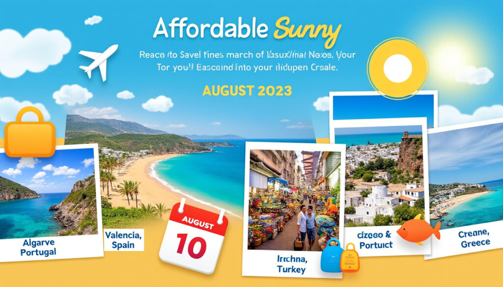 découvrez les meilleures destinations soleil abordables pour partir pas cher en août 2025. profitez de vacances économiques tout en profitant du beau temps et de paysages magnifiques.