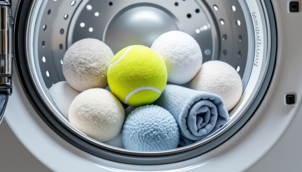 découvrez 5 alternatives efficaces pour remplacer une balle de tennis dans votre sèche-linge et améliorer le séchage de votre linge en toute simplicité.