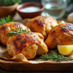 découvrez une recette facile et rapide pour des cuisses de poulet au four croustillantes à souhait. parfaite pour un repas savoureux en toute simplicité !