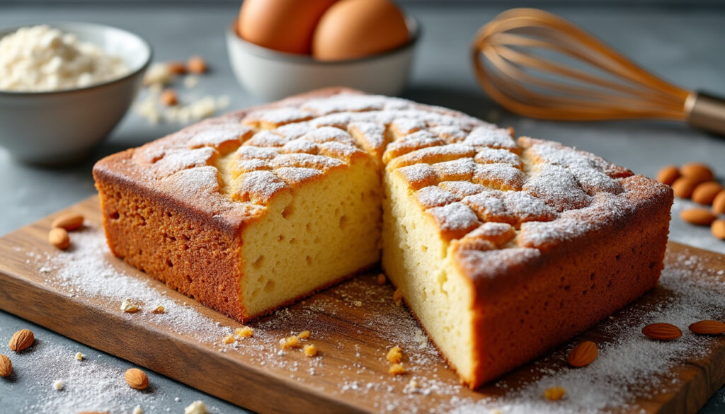 découvrez la recette facile et gourmande du pain de gênes de cyril lignac, parfaite pour régaler vos papilles avec un dessert moelleux et parfumé.