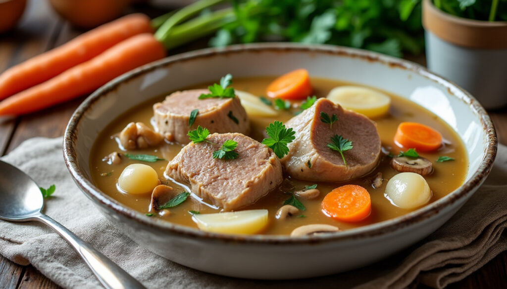 découvrez notre recette facile et savoureuse de blanquette de veau fondante, un plat traditionnel réconfortant à partager en famille.