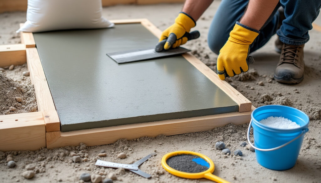 découvrez comment doser parfaitement le béton pour une chape de 5 cm d'épaisseur avec nos proportions précises et conseils pratiques pour un résultat durable et uniforme.