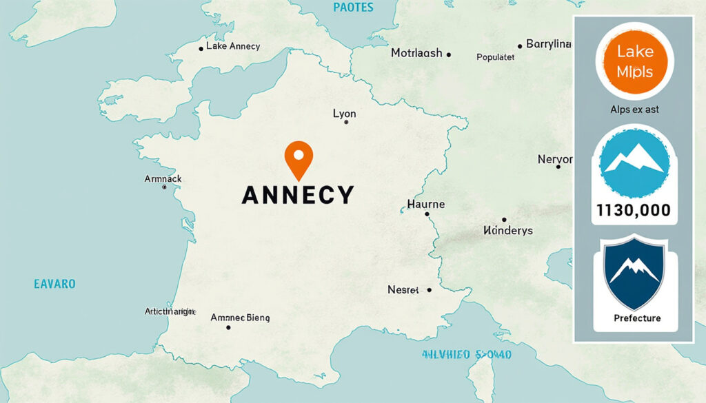 découvrez la localisation d'annecy sur la carte de france ainsi que des informations clés sur cette charmante ville.