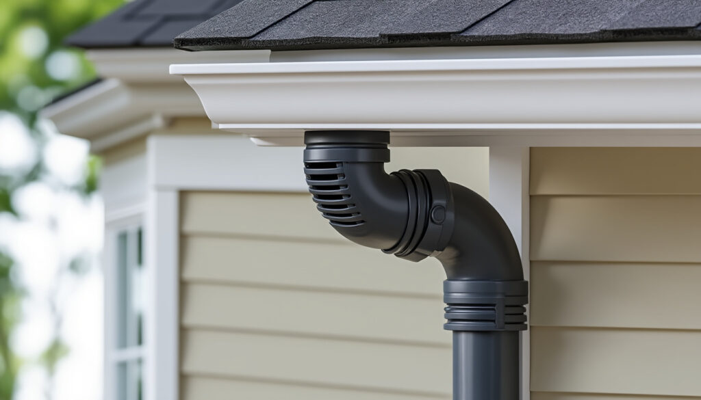 cache tuyaux coudé fendu pour gouttières : alliez protection efficace et esthétique soignée pour vos installations de pluie grâce à ce cache pratique et durable.