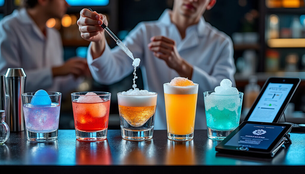 découvrez les techniques et recettes de cocktail moléculaire pour surprendre vos invités et innover dans l'art du mixologie.