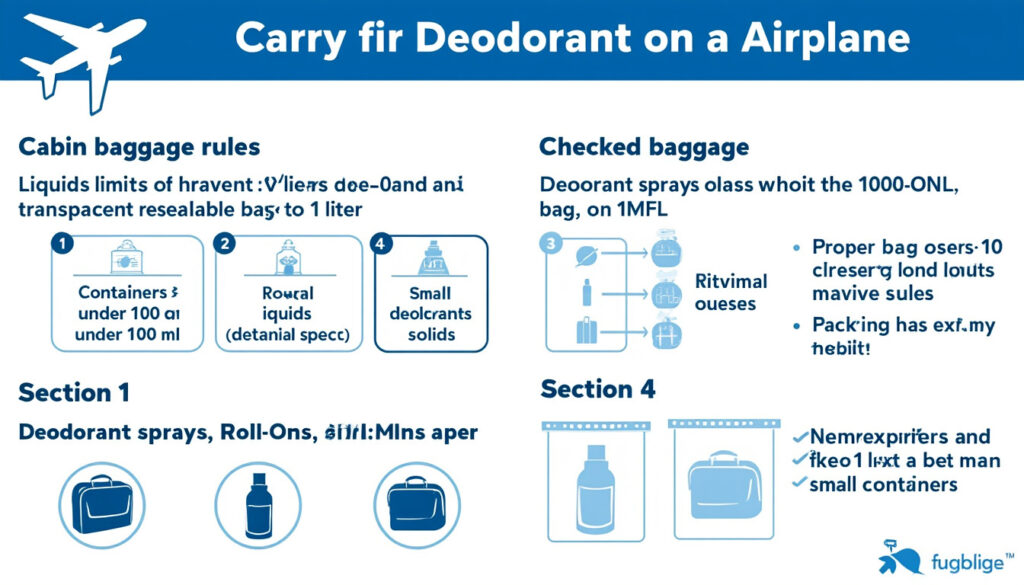découvrez les règles essentielles pour transporter votre déodorant en avion, en cabine ou en soute, afin de voyager sereinement sans encombre.