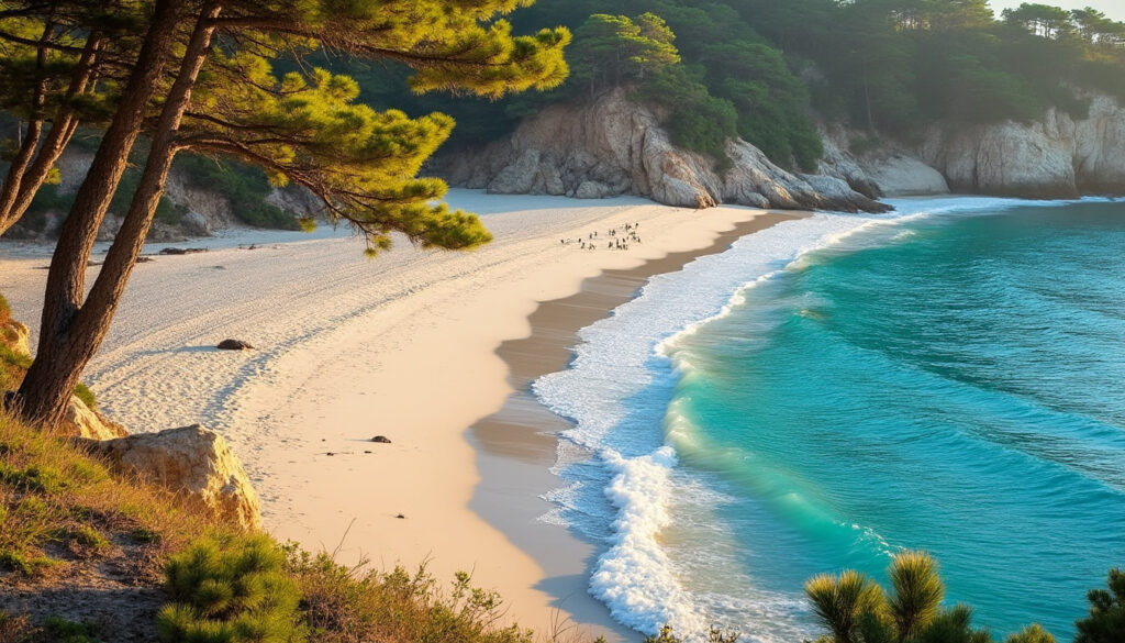 découvrez la plage d'halikounas à corfou, un lieu sauvage et naturel préservé où vous pourrez profiter d'un cadre idyllique entre sable fin et nature intacte.