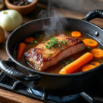 découvrez la recette traditionnelle de joue de porc façon grand-mère, mijotée lentement pour un plat simple, savoureux et plein de caractère.